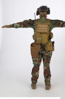  Photos Casey Schneider Army Dry Fire Suit Uniform type M 81 Vest LBT 6094A standing t poses whole body 0003.jpg